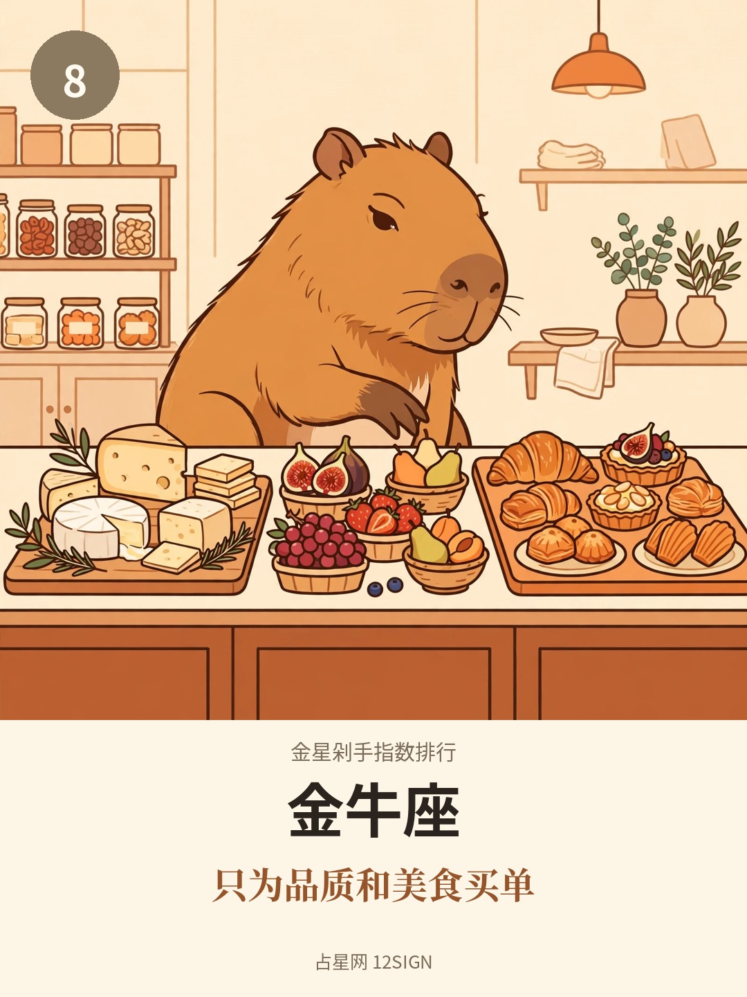 金星剁手指数排行 8/12
