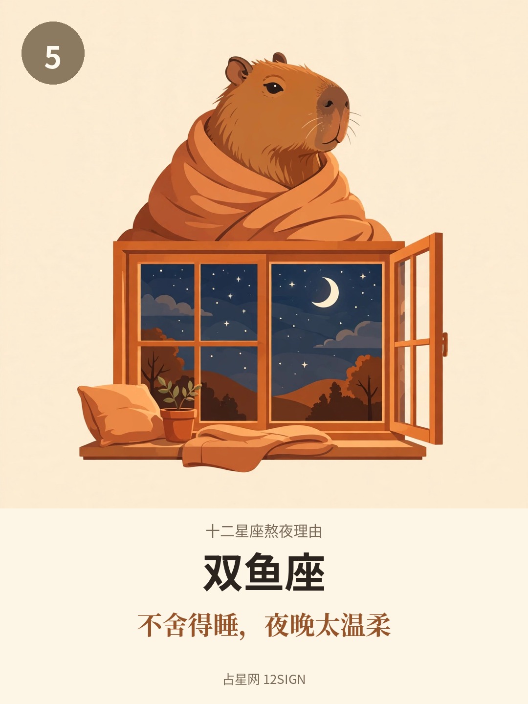 十二星座熬夜理由 5/12