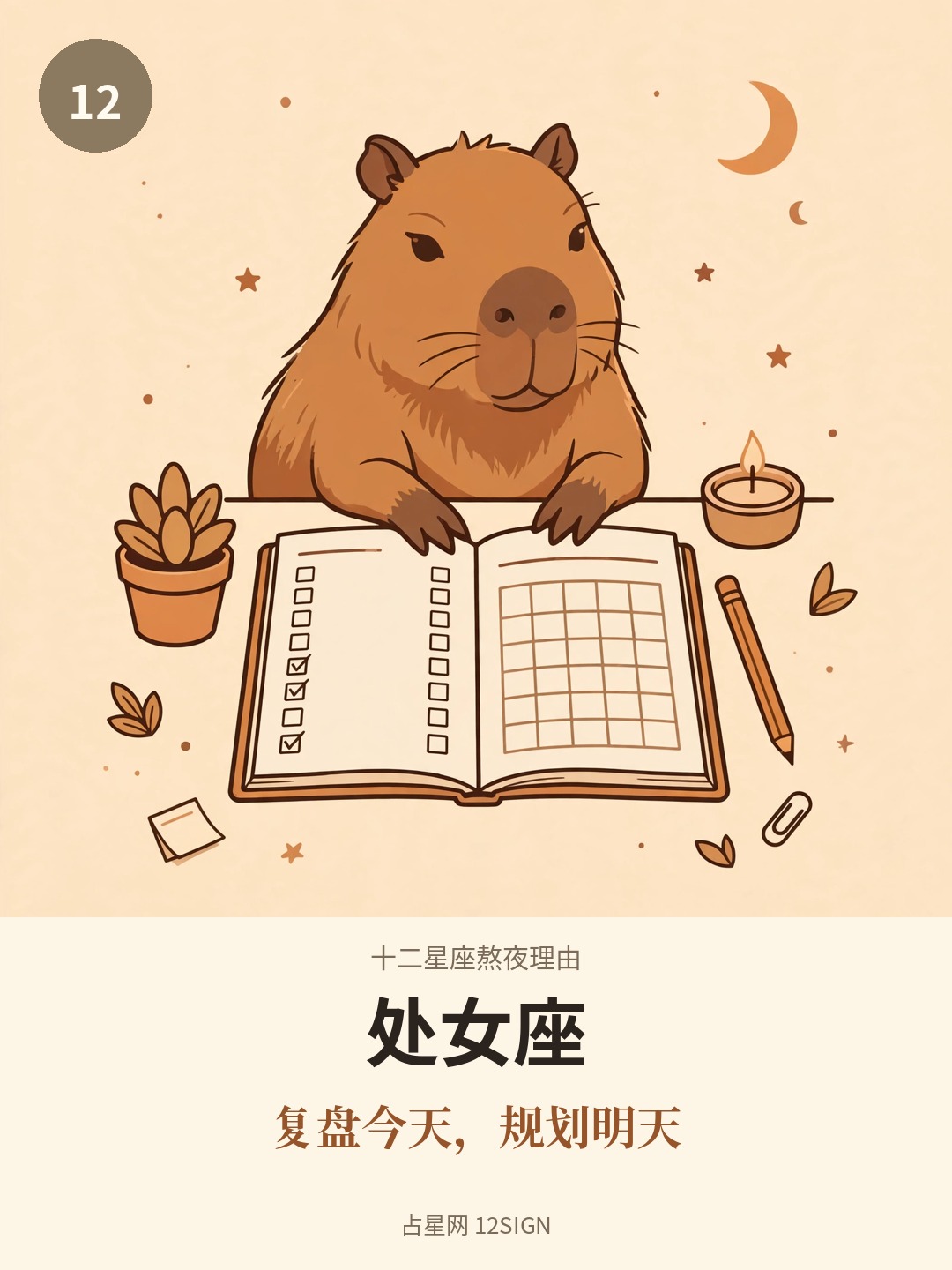 十二星座熬夜理由 12/12